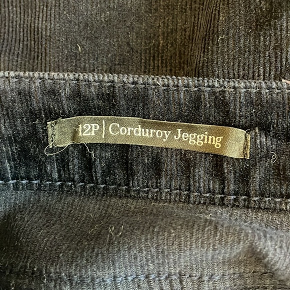 Talbots Dark Blue Ankle Corduroy Jeggings 12P - Picture 6 of 9
